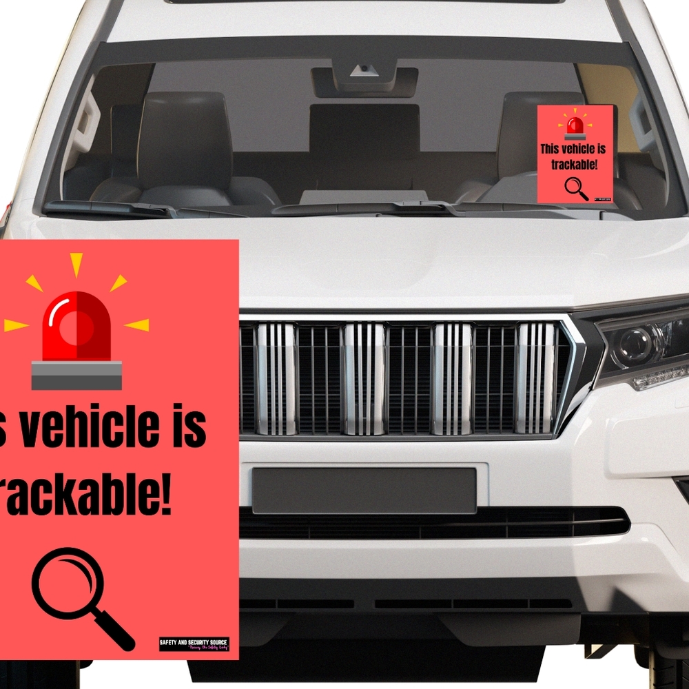 Auto Warning Window Sign - Picture 2 of 2